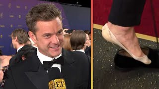 Joshua Jackson Wearing ‘TOE CONDOMS’ at the Emmys Exclusive [upl. by Cohin]