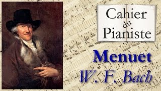 11  MENUET de Wilhelm Friedemann Bach [upl. by Ycat]