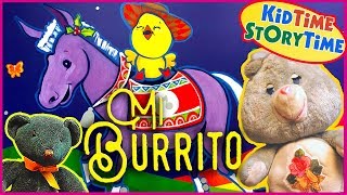 Mi Burrito SabaneroMy Little Donkey  Kids Book with Bilingual Christmas Song [upl. by Reinnej]