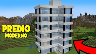 Minecraft Tutorial  Como fazer o seu primeiro Prédio Moderno [upl. by Enomal]