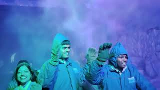 enjoying the snow park at axis mall ❄️snowfall trending yt snowpark kolkata [upl. by Woodrow222]