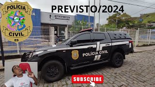 CONCURSO PC ES COM 1MIL VAGAS AINDA EM 2024 [upl. by Reteip]