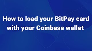 How to Load the BitPay Card from Your Coinbase Account  BitPay Shorts [upl. by Altheta788]