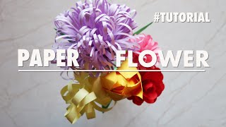 Crafty Mami  5 Ways to Make Flower Papers [upl. by Duster92]