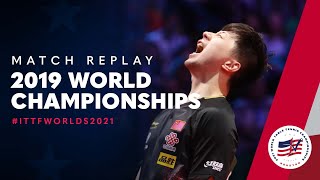 Ma Long vs Mattias Falck  2019 World Championships Finals FULL match replay [upl. by Oinotna]