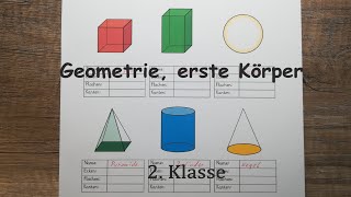 Geometrie erste Körper 2 Klasse Mathe [upl. by Hesoj126]