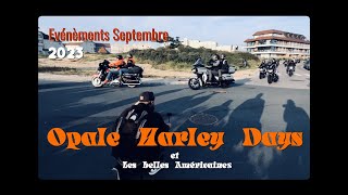 Les Belles Américaines et pétage de durite Opale Harley Days 2023 [upl. by Ilera]