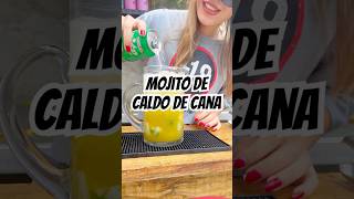 Mojito de Caldo de cana drink bebidas mc brasil caldodecana evemais18 shorts bar bartender [upl. by Denby]