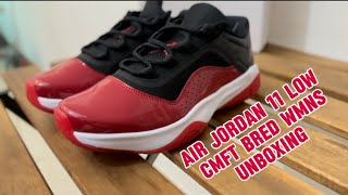 Air Jordan 11 Low CMFT Bred WMNS unboxing jordan sneakers unboxing [upl. by Darej]