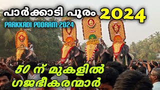 പാർക്കാടി പൂരം 2024 parkkadi pooram 2024 parkkadipooram2024 [upl. by Osnofledi]