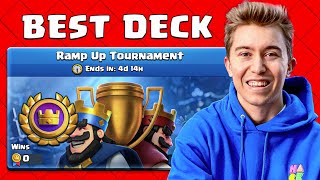 BEST DECK for RAMP UP TOURNAMENT — Clash Royale [upl. by Ansell]