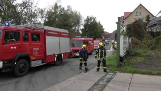 FF Großalarm in Quedlinburg  11102014 [upl. by Marquis]