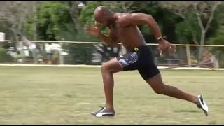 Asafa Powell start during coronavirus lockdown  SportingPlus [upl. by Elimay]