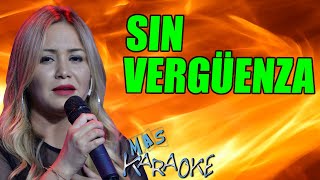 SIN VERGÜENZA 💚 Karina  KARAOKE maskaraoke cumbia [upl. by Agee]