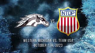 HIGHLIGHTS USA U18s vs Western Michigan University 10723 [upl. by Marj]