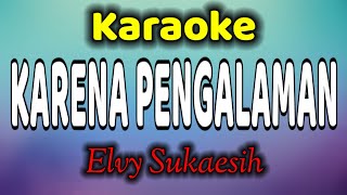 KARENA PENGALAMAN Karaoke Elvy Sukaesih [upl. by Akihsal811]