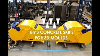 8M3 Concrete Skips [upl. by Atteuqaj]