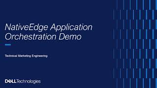NativeEdge  Application Orchestration [upl. by Aivartal]
