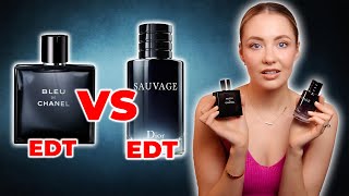 DIOR SAUVAGE vs BLEU DE CHANEL 🔥 which cologne one is better in 2024  most popular mens fragrances [upl. by Nekciv]