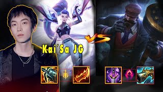 SALLY WITH KAISA JG UPGRADE AT LV7 SO STRONG [upl. by Rozella]