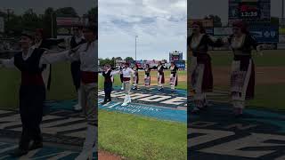 cant wait for Greek Heritage Night 2025 greekheritage greekdancing baseball trentonthunder [upl. by Anitsirt698]