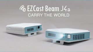 EZCast Beam J4a  A WiFi mobile projector featuring Android 10 [upl. by Vona]