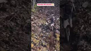 2 tiempo vs electrica motos viralvideo motocrossextremo [upl. by Norramic]