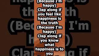 Pharrell Williams  Happy  Lyrics Scrolling [upl. by Antony]