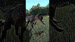 Saurophaganax vs Torvosaurus shorts versus paleontology debate fypシ edit paleo 1v1 dinos [upl. by Seluj]