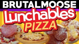 Lunchables Pizza  Foods Reviews  brutalmoose [upl. by Kletter]