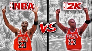 Michael Jordan GREATEST PLAYS Recreated  BEST VIDEO ON YOUTUBE [upl. by Reiners]