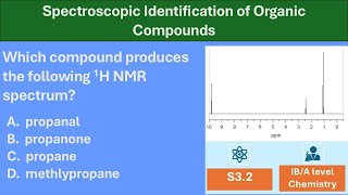 Spectroscopic Identification of organic Compounds IB Chemistry HLQ4 [upl. by Arianna]