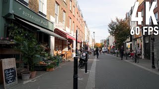 Morning Walk in Clerkenwell and Exmouth Market  London in 4K 60FPS [upl. by Venetis]