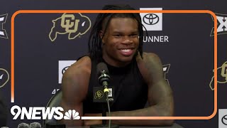 Deion Sanders Travis Hunter Colorado postgame press conference CU beats Baylor in OT [upl. by Alten]