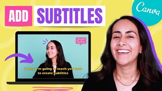 How to Add SUBTITLES in Canva for Free Easy Tutorial [upl. by Eeliak503]