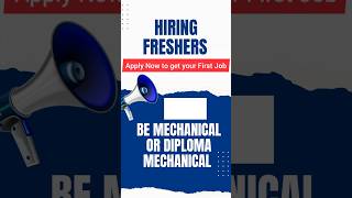 Fresher Opening 2024  Graduate 2024  mechanical Jobs Bangalore location jobsengineeringhiring [upl. by Jessie893]