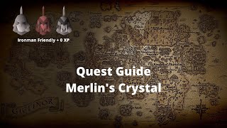 OSRS Lvl3 Skiller  Merlins Crystal 0 Combat XP amp Ironman Friendly [upl. by Ahseina24]