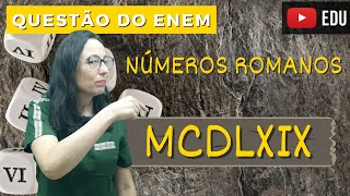 ▶️ ENEM 2021  O sistema de numeração romano  NÚMEROS ROMANOS Professora Angela Matemática [upl. by Atinas112]