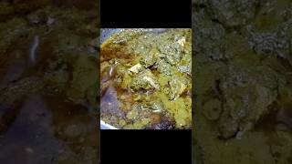 Palak Gosht 😍 trending food viralreels viralvideo recipe cooking [upl. by Nalaf507]