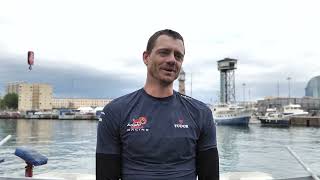 Cup Spy Interview  Bryan Mettraux  Alinghi Red Bull  AC75  Day 16  May 14 2024 Barcelona [upl. by Keane]