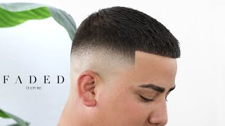 BARBER TUTORIAL  EASY MID FADE STEPS [upl. by Dloraj]