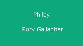 Philby Rory Gallagher guitar tab score [upl. by Alleynad]