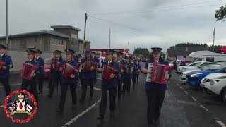 Eden Accordion Band  Maghera Sons Of William Parade 2024 [upl. by Aeslahc]