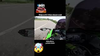 Kawasaki Ninja zx10r 2 time almost crashshortszx10rviral [upl. by Naamann]