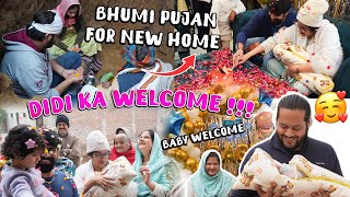 Shy or Mere naye Ghar ki shuruat🏡😍 bhanje Didi ka kia Welcome😍 [upl. by Zulaledairam]