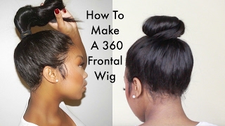 ChrissyBales  Step By Step Tutorial On How To Make A 360 Frontal wig [upl. by Grimonia]