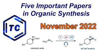 Five Important Papers in Organic Synthesis November 2022 [upl. by Nomde]