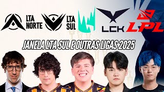 JANELA LTA SUL e OUTRAS LIGAS  MEGAZORD da ISURUS RED NÃO MUDA MUDANÇAS na LCK [upl. by Ikik]