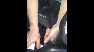 How to Install a rearfacing Britax Marathon Classic using a seat belt  rearfacing tether [upl. by Annaeoj]