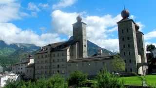 🏰 Stockalper Schloss anno 1671  Castle and City Views [upl. by Ahsart491]